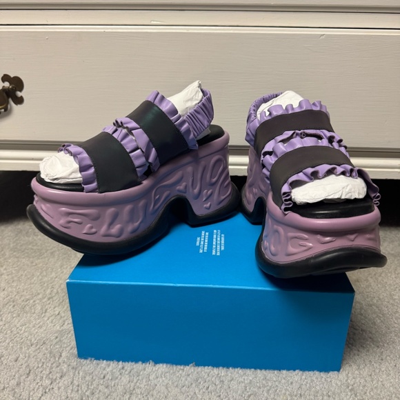 Angelica Harriet Platform slingback Sandals - Picture 2 of 5